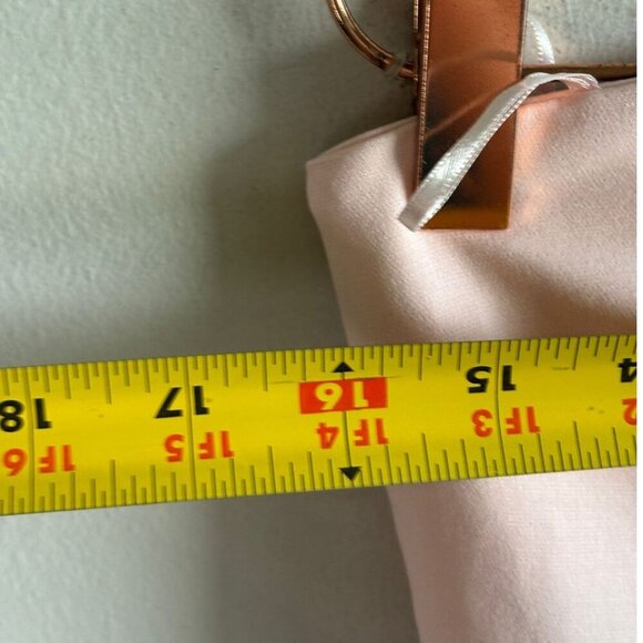 Zara Womens Bloggers Favorite Strapless Satin Effect Jumpsuit Pale Pink Medium - Picture 2 of 13